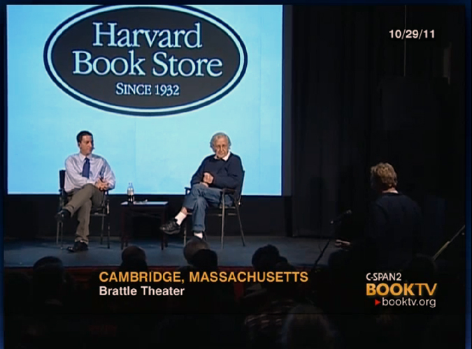Glenn Greenwald and Noam Chomsky on C-SPAN's BookTV