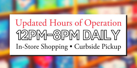 Updated Hours - 12pm–8pm daily